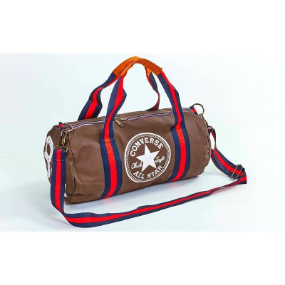 Сумка для спортзала Бочонок CONVERSE GA-4974-BR (полиэстер, р-р 42х20х20см, коричневый(кофе) Сумка для спортзала Бочонок CONVERSE GA-4974-BR (полиэстер, р-р 42х20х20см, коричневый(кофе)