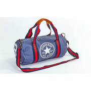 Сумка для спортзала Бочонок CONVERSE GA-4974-GR (PL, р-р 42х20х20см, серый)