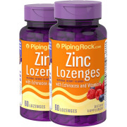 Витамины и Минералы Piping Rock Zinc Lozenges with Echinacea & C (Natural Berry Flavor) 60 Lozenges