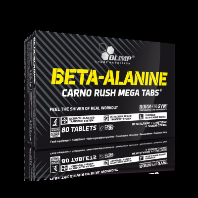 Аминокислоты Olimp Beta-Alanin CARNO RUSH Mega tabs 80 tab Аминокислоты Olimp Beta-Alanin CARNO RUSH Mega tabs 80 tab