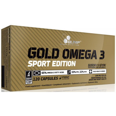 Витамины и Минералы Olimp Gold Omega 3 Sport 120 caps Витамины и Минералы Olimp Gold Omega 3 Sport 120 caps