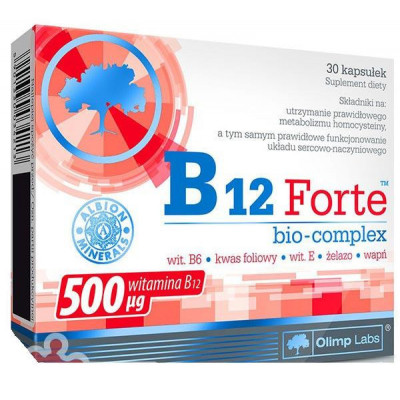 Витамины и Минералы Olimp B12 Forte Bio-Complex (30 caps) Витамины и Минералы Olimp B12 Forte Bio-Complex (30 caps)
