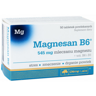 Витамины и Минералы Olimp Magnesan B6 50 tab Витамины и Минералы Olimp Magnesan B6 50 tab