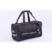 Сумка для спортзала Бочонок UNDER ARMOUR GA-019-BK (полиэстер, р-р 48х14х24см, черный)