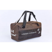 Сумка для спортзала Бочонок UNDER ARMOUR GA-019-BR (полиэстер, р-р 48х14х24см, кофе)
