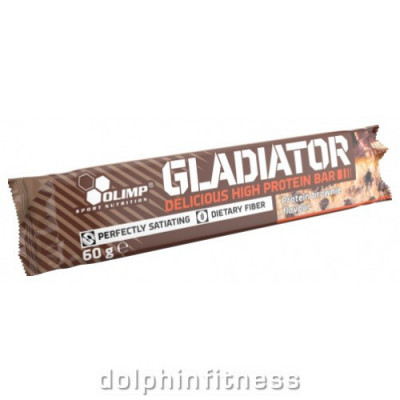 Протеиновый батончик olimp Gladiator Bar 15 x 60 g (Brownie) Протеиновый батончик olimp Gladiator Bar 15 x 60 g (Brownie)