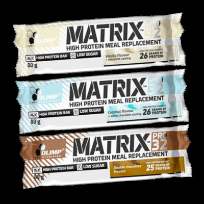 Протеиновый батончики Olimp Matrix Pro 32(ваниль) 24 x 80 g Протеиновый батончики Olimp Matrix Pro 32(ваниль) 24 x 80 g