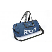 Сумка для спортзала Бочонок EVERLAST GA-0155-B (полиэстер, р-р 50х25х25см, синий)