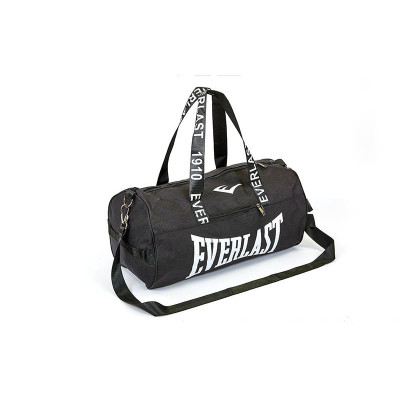 Сумка для спортзала Бочонок EVERLAST GA-0155-BK (полиэстер, р-р 50х25х25см, черный) Сумка для спортзала Бочонок EVERLAST GA-0155-BK (полиэстер, р-р 50х25х25см, черный)