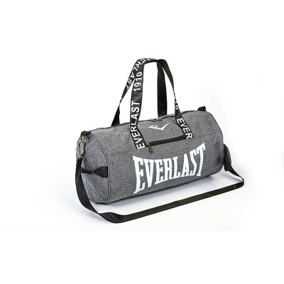 Сумка для спортзала Бочонок EVERLAST GA-0155-GR (полиэстер, р-р 50х25х25см, серый) Сумка для спортзала Бочонок EVERLAST GA-0155-GR (полиэстер, р-р 50х25х25см, серый)