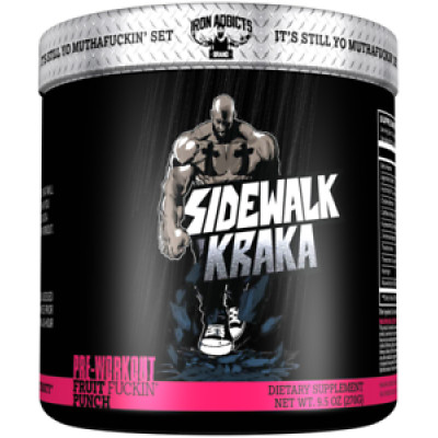Предтренировочник IRON ADDICTS SIDEWALK KRAKA PRE-WORKOUT (260g) Предтренировочник IRON ADDICTS SIDEWALK KRAKA PRE-WORKOUT (260g)