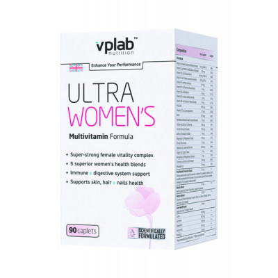 Витамины и Минералы Vp Lab Ultra Women's Multivitamin Formula (90 caps) Витамины и Минералы Vp Lab Ultra Women's Multivitamin Formula (90 caps)