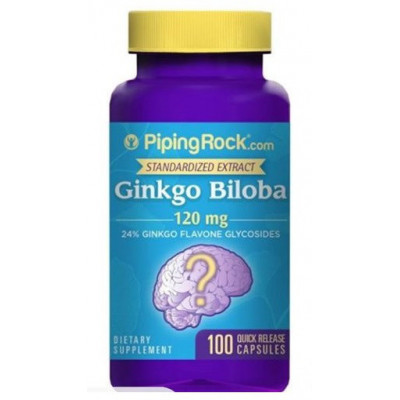 Витамины и минералы Piping Rock Ginkgo Biloba 120 mg (100 caps) Витамины и минералы Piping Rock Ginkgo Biloba 120 mg (100 caps)