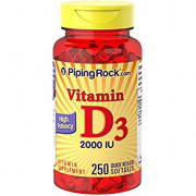 Piping Rock  High Potency Vitamin D3 2000 IU - 250 капсул