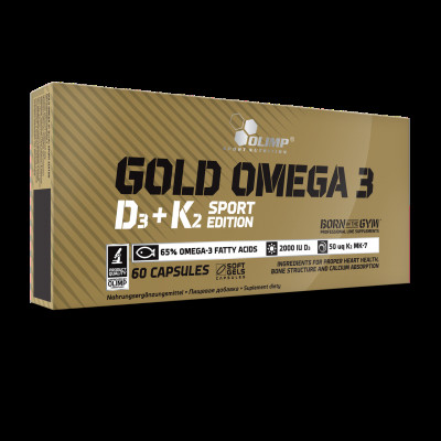 Витамины и Минералы Olimp Gold Omega-3 D3+K2 Sport Edition (60 caps) Витамины и Минералы Olimp Gold Omega-3 D3+K2 Sport Edition (60 caps)