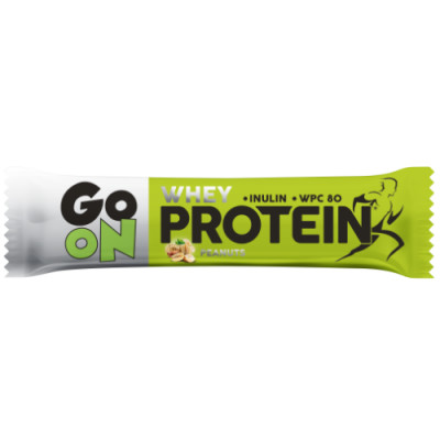 Протеиновый батончики Go On Whey Protein (Peanuts 50 g) Протеиновый батончики Go On Whey Protein (Peanuts 50 g)