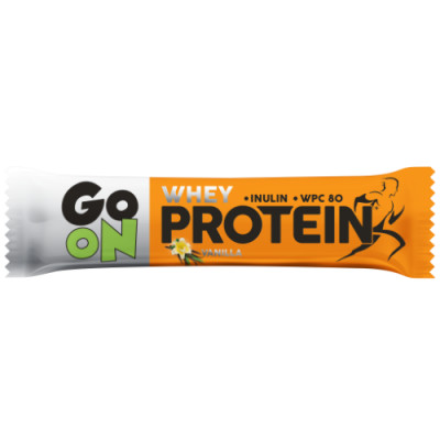 Протеиновый батончики Go On Whey Protein (Vanilla 50 g) Протеиновый батончики Go On Whey Protein (Vanilla 50 g)