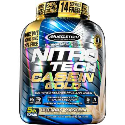 Протеин MuscleTech Nitro-Tech Casein Gold (2.27) Протеин MuscleTech Nitro-Tech Casein Gold (2.27)