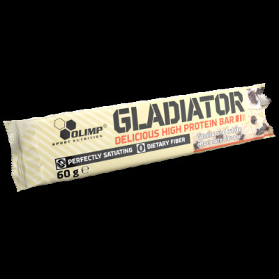 Протеиновый батончик olimp Gladiator Bar 15 x 60 g (Caramel) Протеиновый батончик olimp Gladiator Bar 15 x 60 g (Caramel)