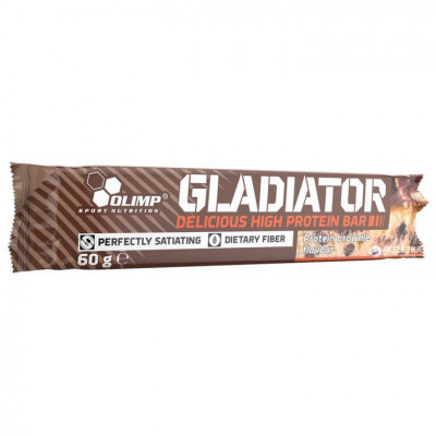 Протеиновый батончик olimp Gladiator Bar (60 g Brownea) Протеиновый батончик olimp Gladiator Bar (60 g Brownea)