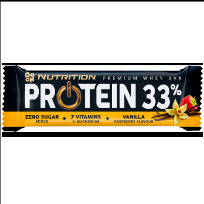 Протеиновый батончики Go On Protein 33% Zero Bar (Малина-Ваніль 50g) Протеиновый батончики Go On Protein 33% Zero Bar (Малина-Ваніль 50g)