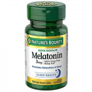 Витамины и минералы Nature's Bounty Melatonin 3mg (120 caps)
