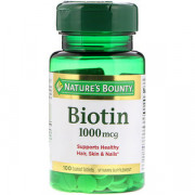 Витамины и минералы Nature's Bounty biotin 1000 mcg ( 100 tab)