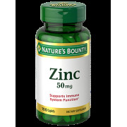 Витамины и минералы Nature's Bounty Zinc 50 mg (100 caps)