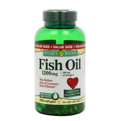 Nature's Bounty Fish Oil 1200 mg (180 softgels) Nature's Bounty Fish Oil 1200 mg (180 softgels)