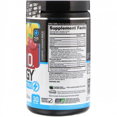Optimum Nutrition Amino Energy + Electrolytes ( 285 g) Optimum Nutrition Amino Energy + Electrolytes ( 285 g)