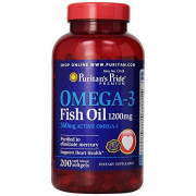 Витамины и минералы Puritan's Pride Omega-3 Fish Oil 1200 mg (200 softgels)