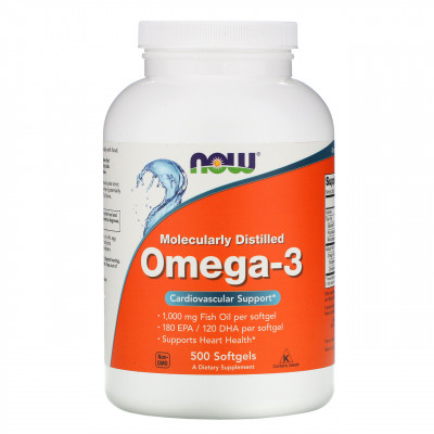 Витамины и Минералы NOW Omega-3 (500 softgels) Витамины и Минералы NOW Omega-3 (500 softgels)