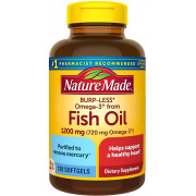 Витамины и минералы natures made fish oil 1200 (100 softgels)
