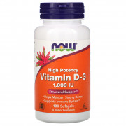 Витамины и минералы Now D3 1000 IU (180 cap)