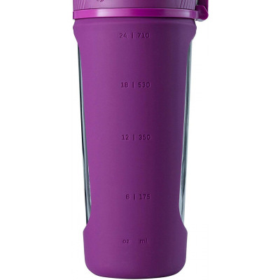 Спортивная бутылка-шейкер BlenderBottle Radian Glass Purple (скло )820мл (ORIGINAL) Спортивная бутылка-шейкер BlenderBottle Radian Glass Purple (скло )820мл (ORIGINAL)