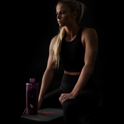 Спортивная бутылка-шейкер BlenderBottle Radian Glass Purple (скло )820мл (ORIGINAL) Спортивная бутылка-шейкер BlenderBottle Radian Glass Purple (скло )820мл (ORIGINAL)