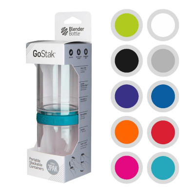 Контейнер спортивный BlenderBottle GoStak 2 Pak Purple (ORIGINAL) Контейнер спортивный BlenderBottle GoStak 2 Pak Purple (ORIGINAL)