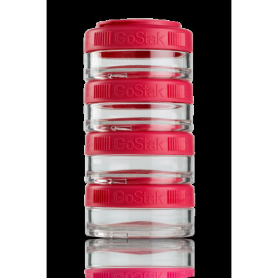 Контейнер спортивный BlenderBottle GoStak 4*40ml Red (ORIGINAL) Контейнер спортивный BlenderBottle GoStak 4*40ml Red (ORIGINAL)