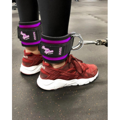 Манжеты на лодыжку Power System Ankle Strap Gym Babe PS-3450 Purple Манжеты на лодыжку Power System Ankle Strap Gym Babe PS-3450 Purple