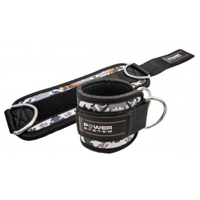Манжеты на лодыжку Power System Ankle Strap Camo PS-3470 Grey/Black Манжеты на лодыжку Power System Ankle Strap Camo PS-3470 Grey/Black