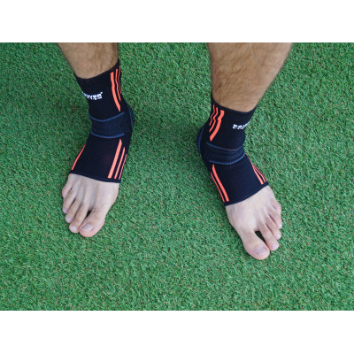 Эластический Голеностоп Power System Ankle Support Evo PS-6022 M Black/Orange Эластический Голеностоп Power System Ankle Support Evo PS-6022 M Black/Orange