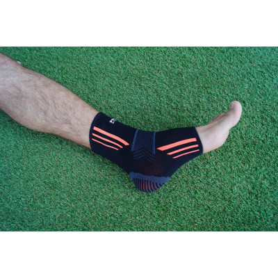 Эластический Голеностоп Power System Ankle Support Evo PS-6022 M Black/Orange Эластический Голеностоп Power System Ankle Support Evo PS-6022 M Black/Orange