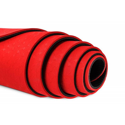 Коврик для йоги и фитнеса POWER SYSTEM YOGA MAT PREMIUM PS-4060 Red Коврик для йоги и фитнеса POWER SYSTEM YOGA MAT PREMIUM PS-4060 Red