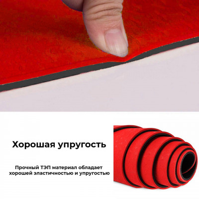 Коврик для йоги и фитнеса POWER SYSTEM YOGA MAT PREMIUM PS-4060 Red Коврик для йоги и фитнеса POWER SYSTEM YOGA MAT PREMIUM PS-4060 Red