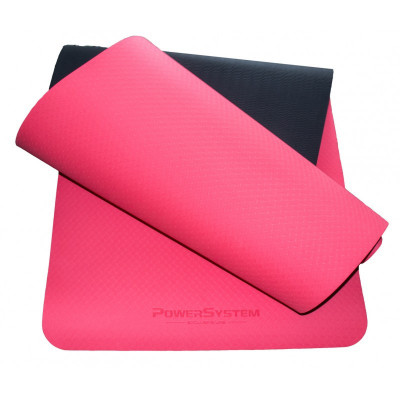 Коврик для йоги и фитнеса POWER SYSTEM YOGA MAT PREMIUM PS-4060 Red Коврик для йоги и фитнеса POWER SYSTEM YOGA MAT PREMIUM PS-4060 Red