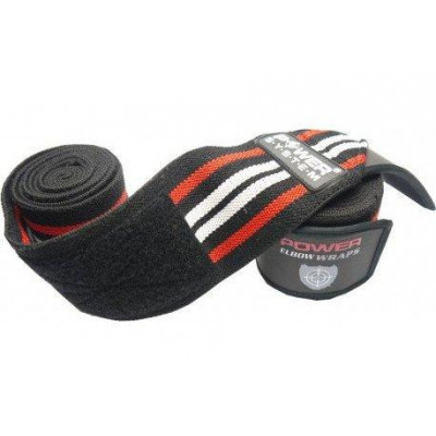 Бинты на колени Power System Knee Wraps PS-3700 Red/Black Бинты на колени Power System Knee Wraps PS-3700 Red/Black