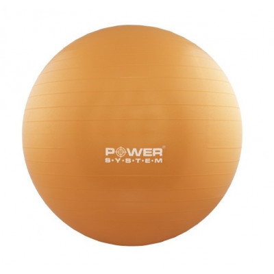 Мяч для фитнеса и гимнастики POWER SYSTEM PS-4013 75cm Orange Мяч для фитнеса и гимнастики POWER SYSTEM PS-4013 75cm Orange