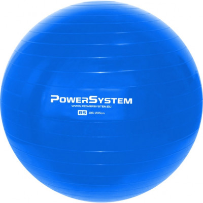 Мяч для фитнеса и гимнастики POWER SYSTEM PS-4018 85 cm Blue Мяч для фитнеса и гимнастики POWER SYSTEM PS-4018 85 cm Blue