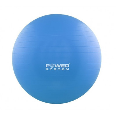 Мяч для фитнеса и гимнастики POWER SYSTEM PS-4018 85 cm Blue Мяч для фитнеса и гимнастики POWER SYSTEM PS-4018 85 cm Blue