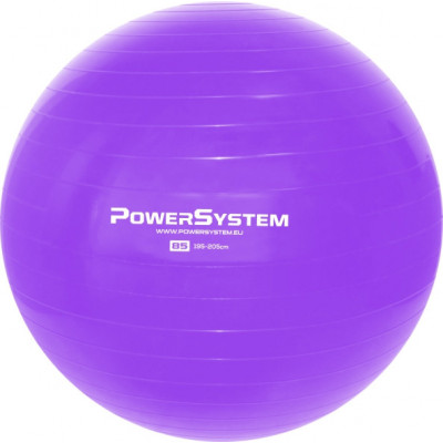 Мяч для фитнеса и гимнастики POWER SYSTEM PS-4018 85 cm Purple Мяч для фитнеса и гимнастики POWER SYSTEM PS-4018 85 cm Purple